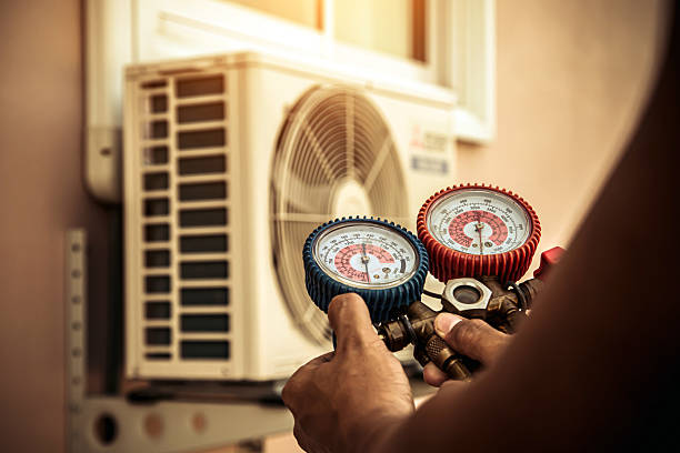 Professional Hvac technician working in Arcade, NY